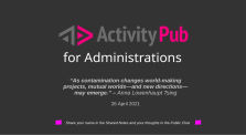 ActivityPub For Administrations 2021-04-26 by ActivityPub For Administrations