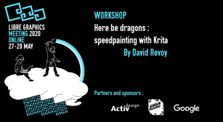 LGM 2020 - Here be dragons: speedpainting with Krita By David Revoy by LGM 2020 Online